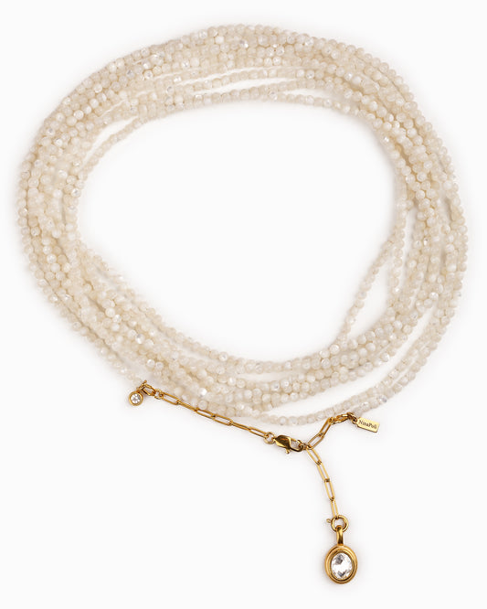 Mother of Pearl Multi Layered Necklace