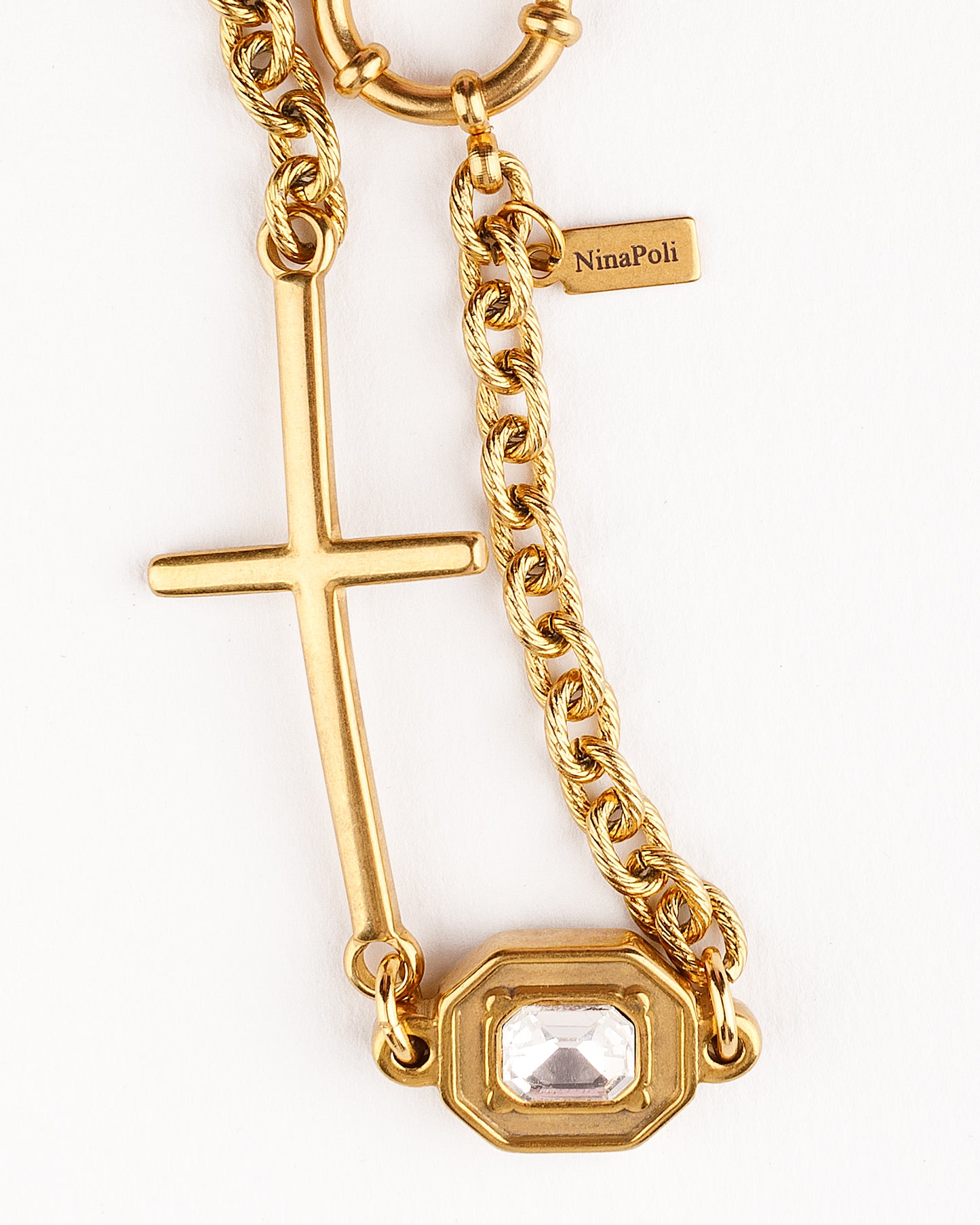 Chain Cross Bracelet