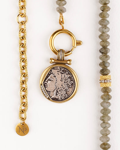 Labradorite Rondelle Necklace