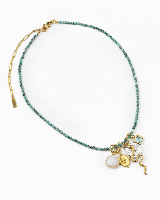 Green Labradorite Mood Necklace