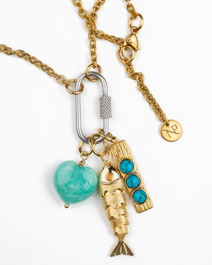 Greek Summer Charm Necklace