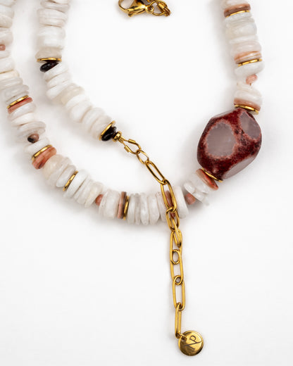 Moonstone Agate Necklace